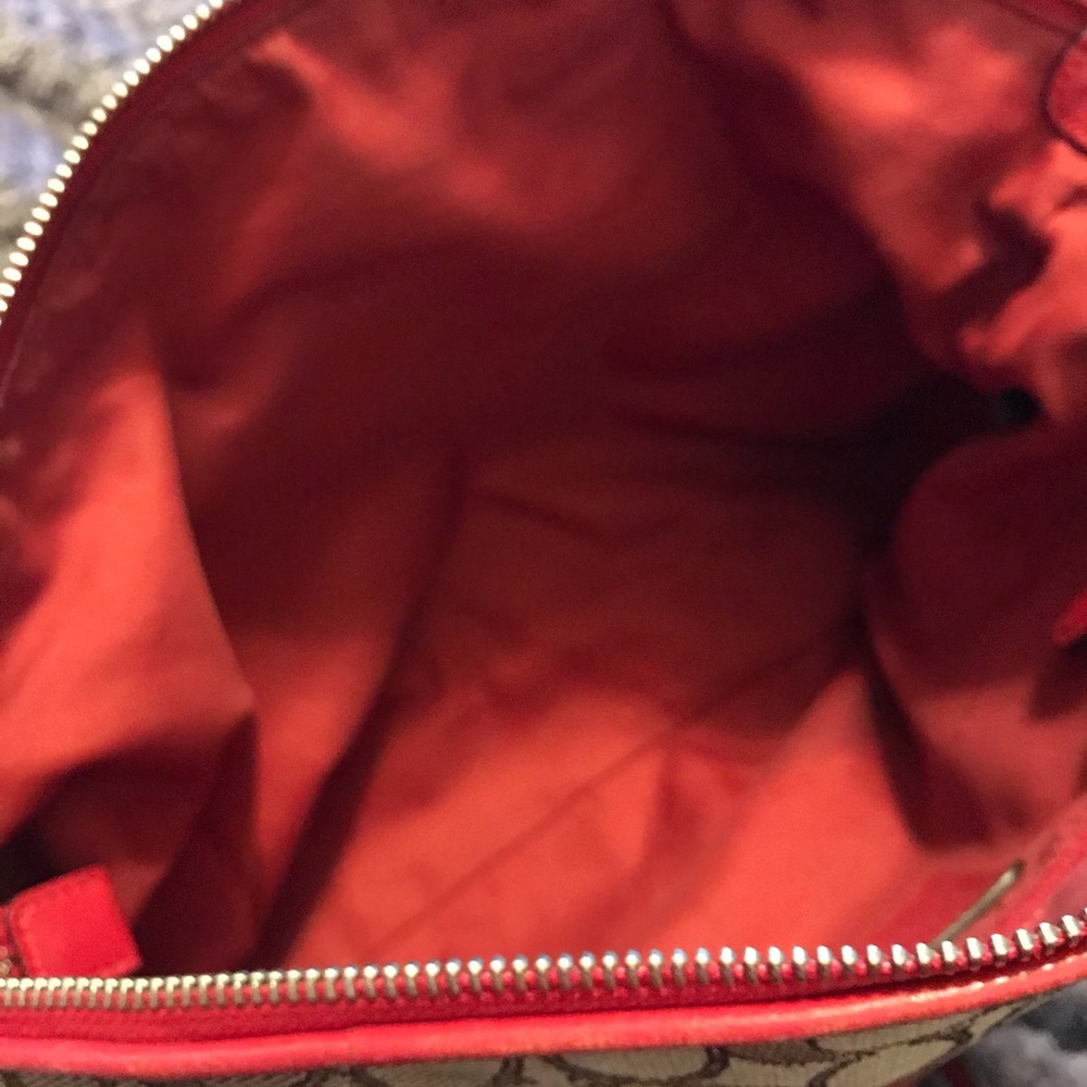 Coach Prairie Satchel Signature Khaki Jacquard VGC - Picture 7 of 8